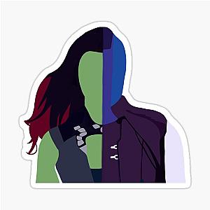 Zoe Saldana and Karen Gillan sticker