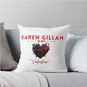 Karen Gillan My Valentine Throw Pillow