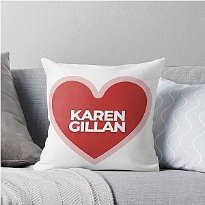 I Karen Gillan Throw Pillow