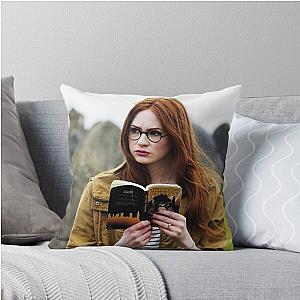 Karen Gillan Throw Pillow