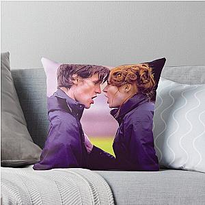 Matt Smith and Karen Gillan Throw Pillow