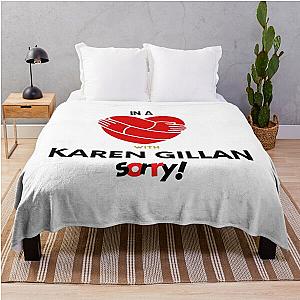 In a Relationship with Karen Gillan Throw Blanket