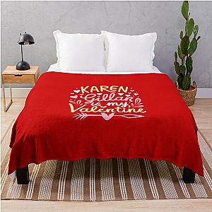 Karen Gillan is My Valentine Throw Blanket