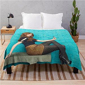 Karen Gillan 007 Throw Blanket