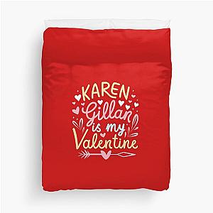 Karen Gillan Is My Valentine Duvet Cover Se