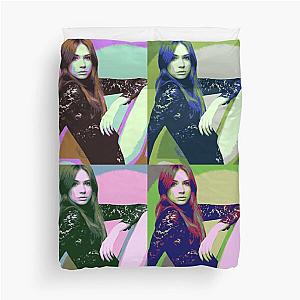 Karen Gillan Pop Art Duvet Cover