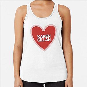 I Heart Karen Gillan Racerback Tank