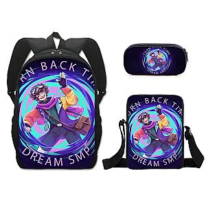 Karl Jacobs Turn Back Time Dream SMP Travel Backpack Shoulder Bag Pencil Case