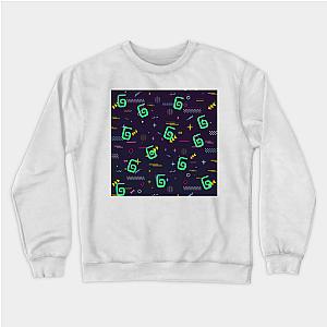 Karl Jacobs Sweatshirts - Karl sign on dark pattern Sweatshirt TP2409