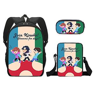 Karl Jacobs Join Kinoko! Shrooms for days! Travel Backpack Shoulder Bag Pencil Case