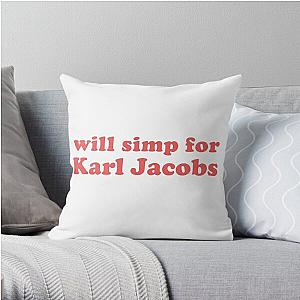 Karl Jacobs Pillows - Will Simp For Karl Jacobs Throw Pillow RB1006