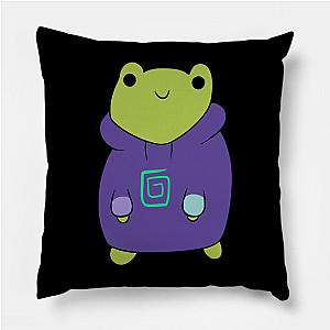 Karl Jacobs Pillows - Funny frog with Karl Jacobs symbol Pillow TP2409