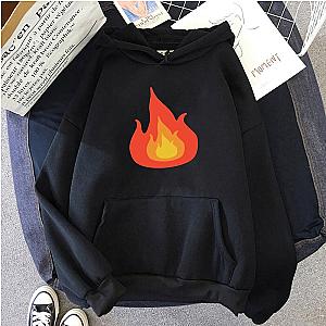 Karl Jacobs Hoodies - Karl Jacobs Fire Logo Hoodie Official Merch KJM0911