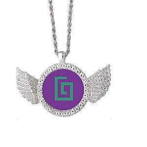 Trending Karl Jacobs Zinc Alloy Angel Wing Necklace