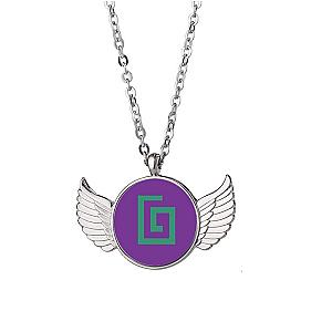 Karl Jacobs Beautiful Angel Wing Pendant Necklace