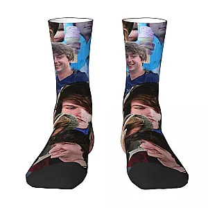 Karl Jacobs Collage Art Socks