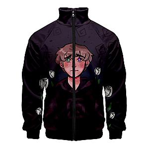 Karl Jacobs Two Colors Eyes Collar Zip 3D Jacket