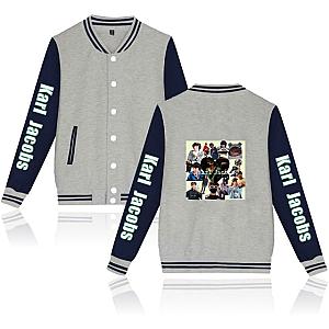 New Karl Jacobs Baseball Jacket - Karl Jacobs Fashion Outwear [ID15369]