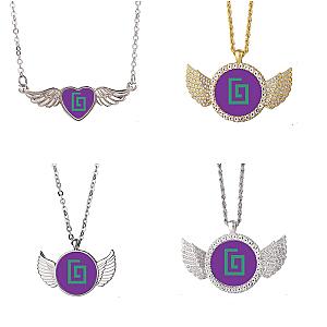 Karl Jacobs Necklaces - Dream SMP Spiral Zde Angel Wing Necklace [ID22225]