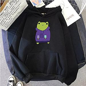 Karl Jacobs Hoodie - Karl Jacobs Frog Cartoon Pullover Hoodie [ID21942]