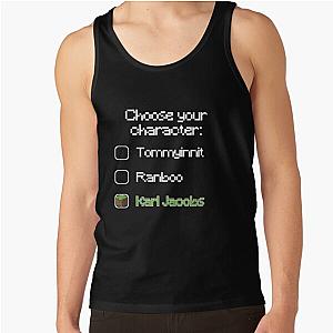 Karl Jacobs Tank Tops - Choose your character - Karl Jacobs Tank Top RB1006 [ID8626]