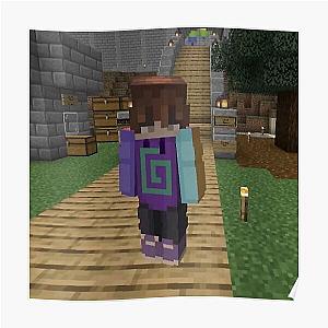 Karl Jacobs Posters - Karl Jacobs Minecraft Dream SMP Poster RB1006 [ID8458]