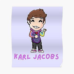 Karl Jacobs Posters - Dream Team Purple Sapnap  Poster RB1006 [ID8460]