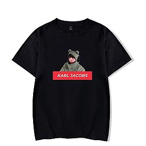 Karl jacobs T-shirt - Graphic Printed Casual Karl jacobs T-shirts [ID20696]