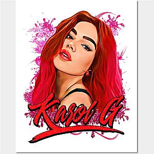 Karol G Red Hair Poster 0509