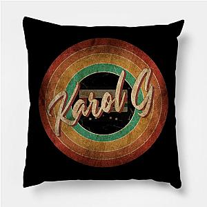 Karol G Vintage Circle Art Pillow TP0509