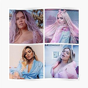 Karol G Pastel Photo Collage Poster RB2306