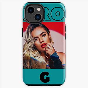 Karol G Vintage with toska background iPhone Tough Case RB2306