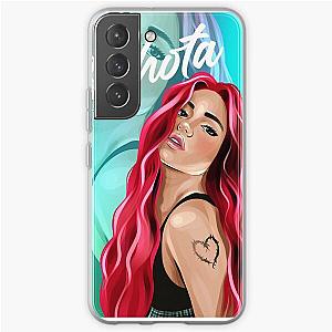 New look Karol G with Red Hair Illustration with Bichota Word Samsung Galaxy Soft Case RB2306