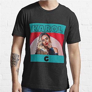 Karol G Vintage with toska background Essential T-Shirt RB2306