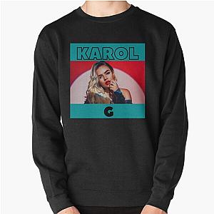 Karol G Vintage with toska background Pullover Sweatshirt RB2306