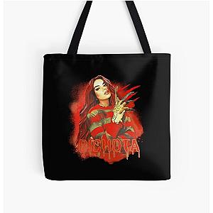 Karol G Bichota Red All Over Print Tote Bag RB2306