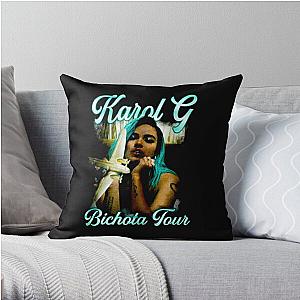 Karol G Bichota Tour Throw Pillow RB2306