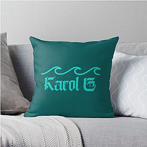 Karol G Waves   Throw Pillow RB2306