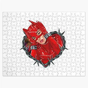 Karol G Gatubela in Red Latex Jigsaw Puzzle RB2306