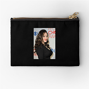 Kat Dennings Energy: 90% Eyeliner, 10% Chill Kat Dennings Zipper Pouches