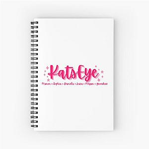 KatsEye Dream Academy Girl Group logo Spiral Notebook