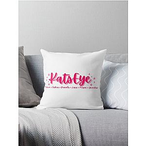 KatsEye Dream Academy Girl Group logo Throw Pillow