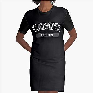 Kpop College - KATSEYE - Kpop Merch for Kpop fans - Gift for EYEKONS Graphic T-Shirt Dress