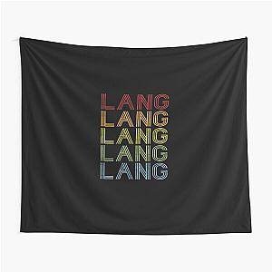 Lang Name T Shirt - Lang Vintage Retro Lang Name Gift Item Tee Tapestry