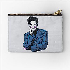 k.d. Lang - An illustration by Paul Cemmick Zipper Pouch