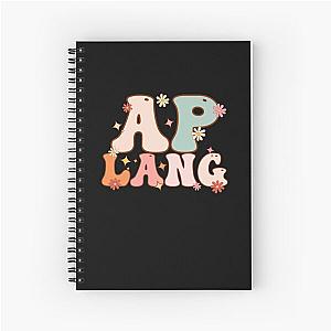 Ap Lang Cute Groovy  Spiral Notebook