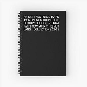 HELMUT LANG  Spiral Notebook