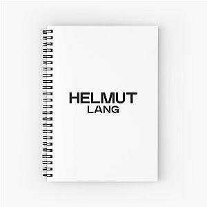 Helmut Lang Black Spiral Notebook