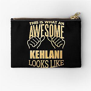 This Is What An Awesome Kehlani Looks Like in Gold  Zipper Pouch