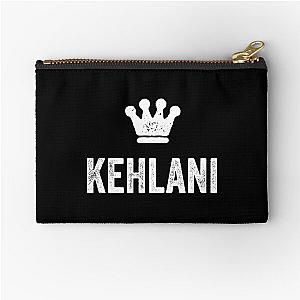 Kehlani the Queen  Crown & Name for Women Called Kehlani Zipper Pouch